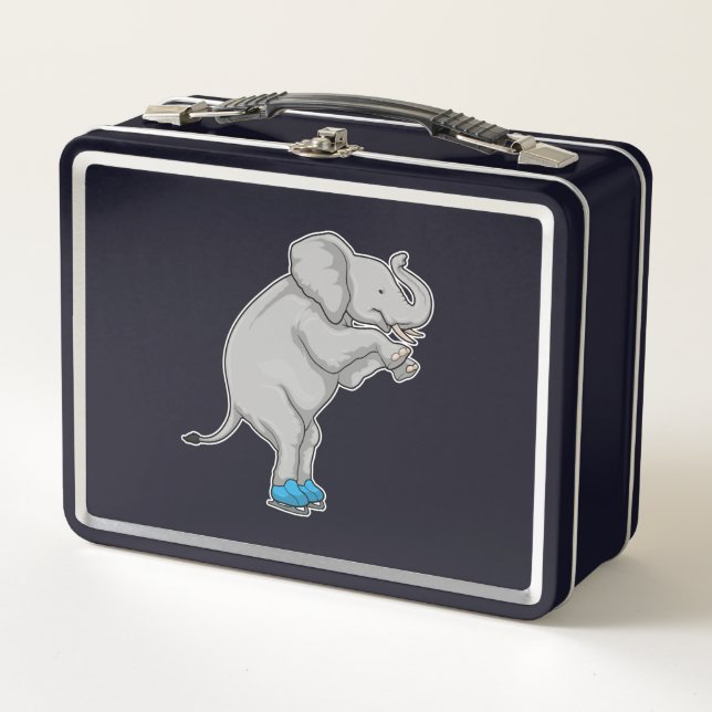 Lunch Box Elephant Patinage sur glace Patins sur glace (Devant)