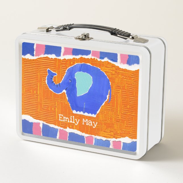 Lunch Box Eléphant personnalisé (Devant)