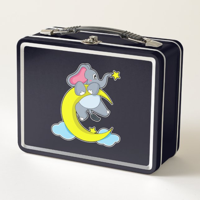 Lunch Box Eléphant sur les nuages (Devant)