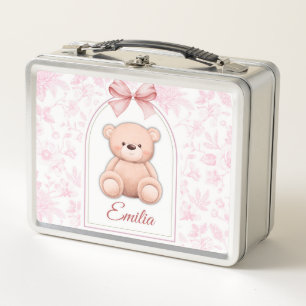 Lunch Box Émilie Conception personnalisée d'ours en peluch