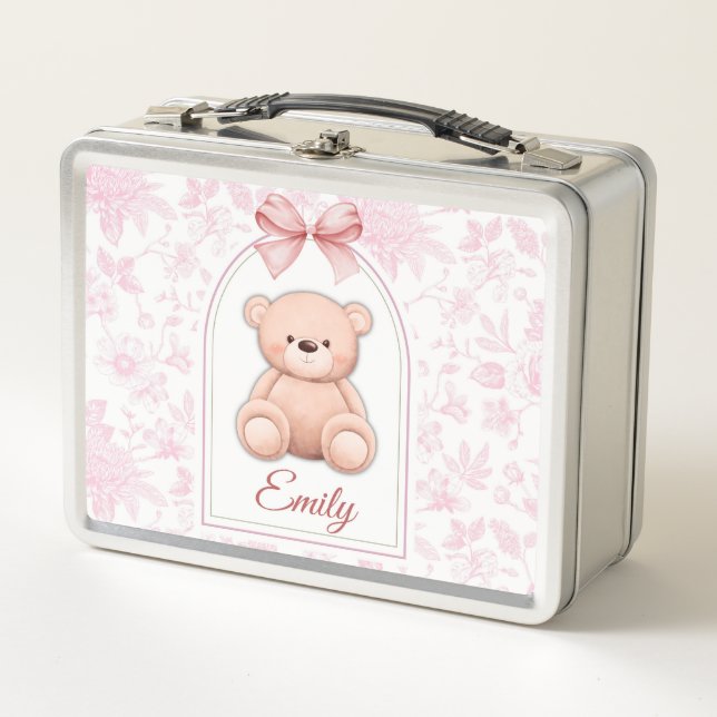 Lunch Box Emily | Conception personnalisée d'ours en peluche (Devant)