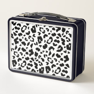 Lunch Box empreinte de léopard personnalisable