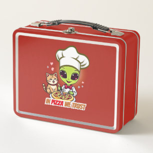 Lunch Box En Pizza Nous Faisons Confiance Art de Chef Alien
