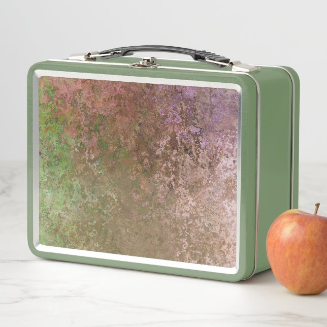 Lunch Box Encre Abstraite d'alcool inspirée par la nature (En situation)