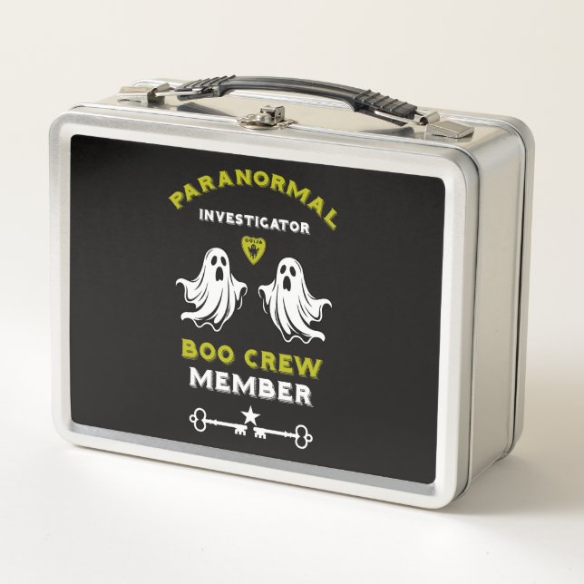 Lunch Box Enquêteur paranormal Chasseur de fantômes (Devant)