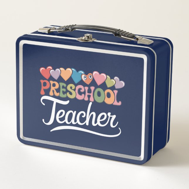 Lunch Box Enseignant en maternelle Premier jour Groovy Retou (Devant)