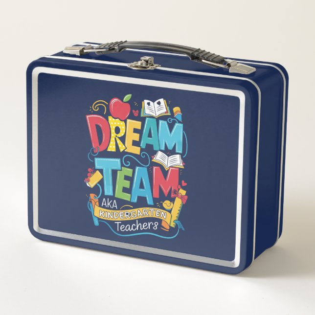 Lunch Box Enseignants de maternelle de l'équipe de rêve rent (Devant)