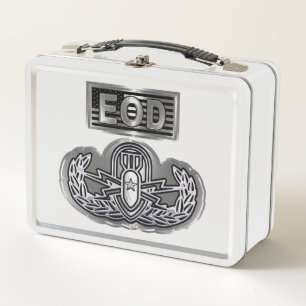 Lunch Box “EOD senior” avec drapeau américain personnalisé