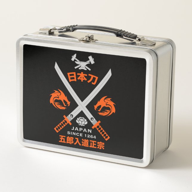 Lunch Box Épée japonaise Katana (Devant)