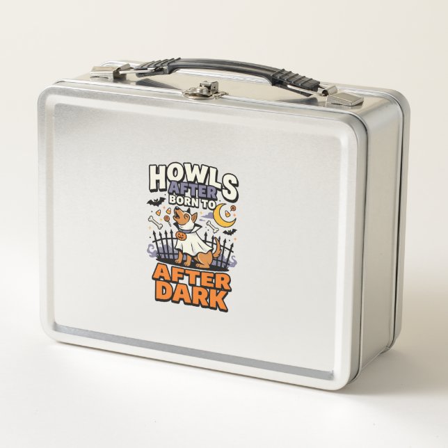 Lunch Box Équipe de chien de Halloween Boo (5) (Devant)