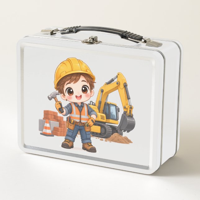 Lunch Box Équipe de construction junior (Devant)