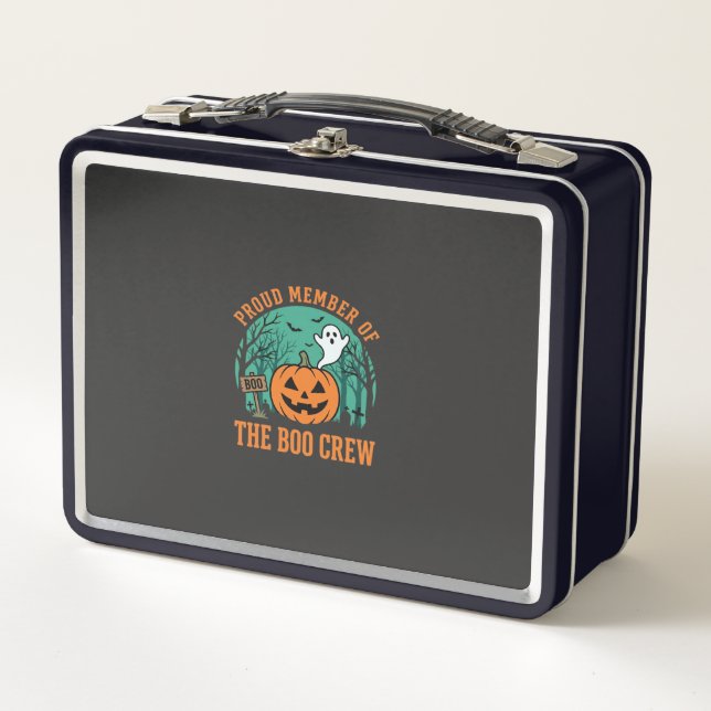 Lunch Box Équipe de fantômes de design de citrouille Hallowe (Devant)