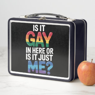 Lunch Box Est-ce gay ici ou est-ce juste moi drôle LGBTQ
