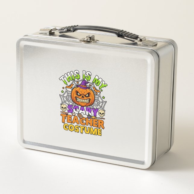 Lunch Box Est Costume d'enseignant effrayant Haloween Sorciè (Devant)