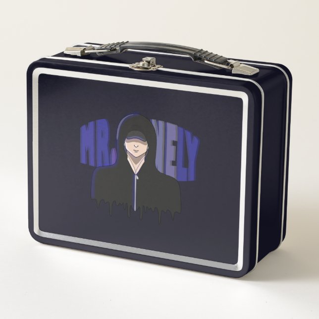 Lunch Box Esthétique Sad Boy - Conception de sweat à capuche (Devant)