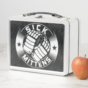 Lunch Box Étain malade de déjeuner d'argot d'hockey de