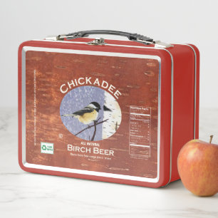 Lunch Box Étiquette de la bière de bouleau à poulet