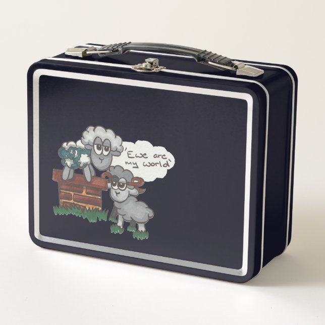 Lunch Box Ewe est mon monde (Devant)