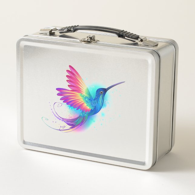 Lunch Box Exotic Rainbow Hummingbird (Devant)