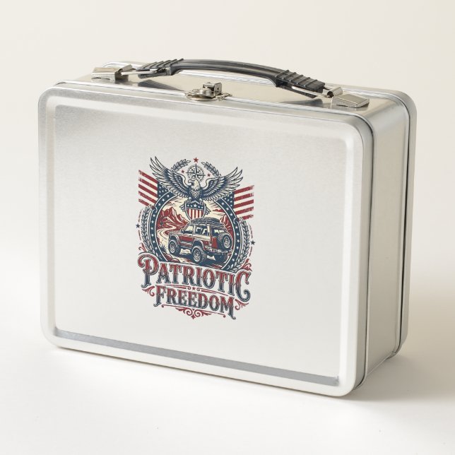 Lunch Box Explorateur de la route du désert patriotique (Devant)