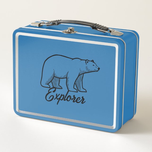 Lunch Box Explorateur polaire  (Devant)