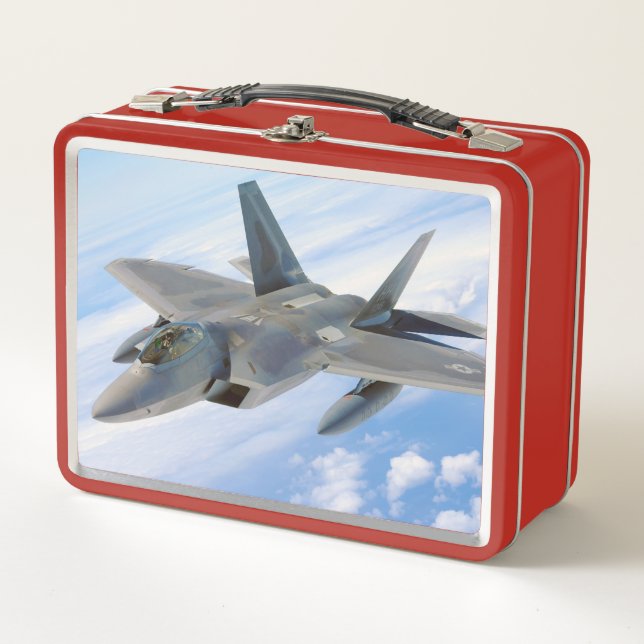 Lunch Box F-22 Raptor Military Jet (Devant)