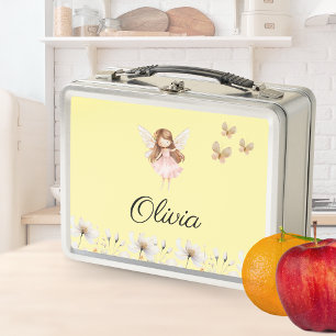 Lunch Box Fairy Cute Garden Enchanted Nom personnalisé