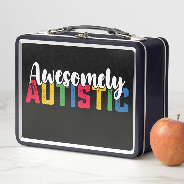 Lunch Box Famille de fille Biy autiste formidablement (En situation)