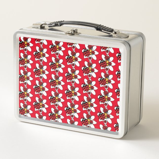 Lunch Box Famille ladybird Et Ladybug (Devant)