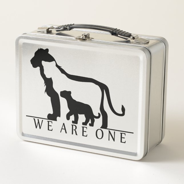 Lunch Box Famille Lion (Devant)