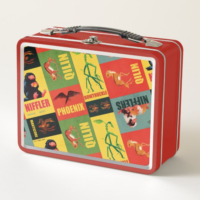 Lunch Box Fantastic Beasts Motif Vintage (Devant)