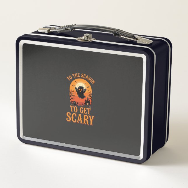 Lunch Box Fantôme d'Halloween pour rendre la saison effrayan (Devant)