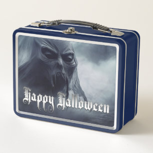 Lunch Box Fantôme noir dans un paysage infernal - Halloween