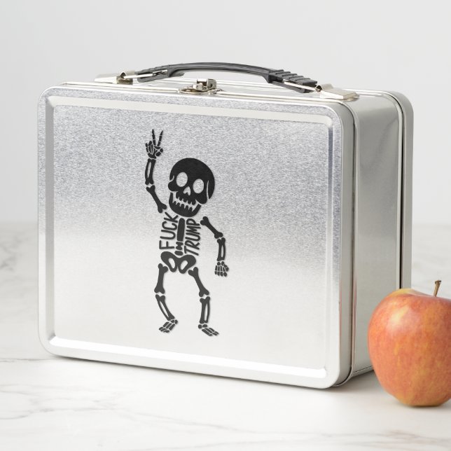 Lunch Box FDT Trump Funny Anti Trump Skeleton (En situation)
