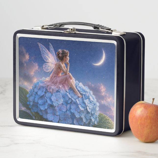 Lunch Box Fée de l'Hortensia au Clair de Lune (En situation)