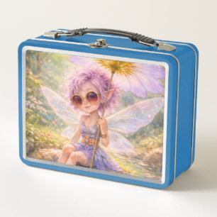 Lunch Box Fée fantaisiste avec pissenlit – Pastels de rêve