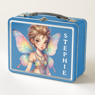 Lunch Box Fée gardienne arc-en-ciel lumineuse