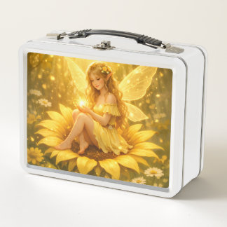 Lunch Box Fée sur un tournesol