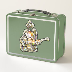 Lunch Box Feel the Blues - Conception de guitare artistique