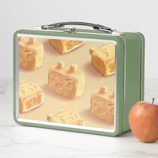 Lunch Box Fer T : motif de gâteau d'ananas de Taiwan (En situation)