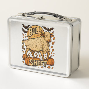 Lunch Box Feuille De Taureau De Vache Halloween