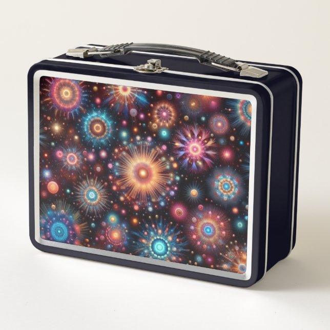 Lunch Box Feux d'artifice amusants (Devant)