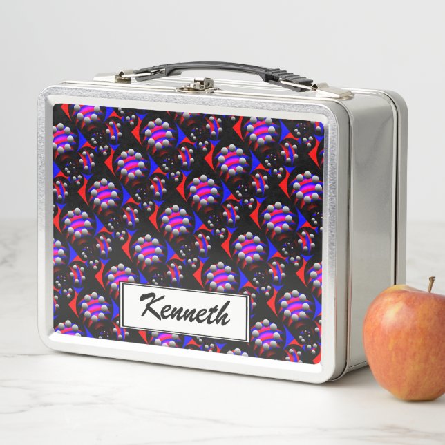 Lunch Box Fibonacci 'Fish Black' par Kenneth Yoncich (En situation)
