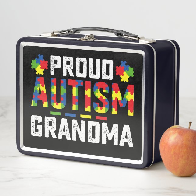 Lunch Box Fière grand-mère autiste de sensibilisation à l'au (En situation)