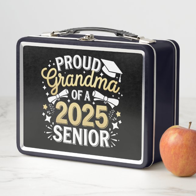 Lunch Box Fière grand-mère d'un diplômé de 2025 Remise des d (En situation)