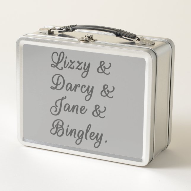 Lunch Box Fierté et préjugés Couples I (Devant)