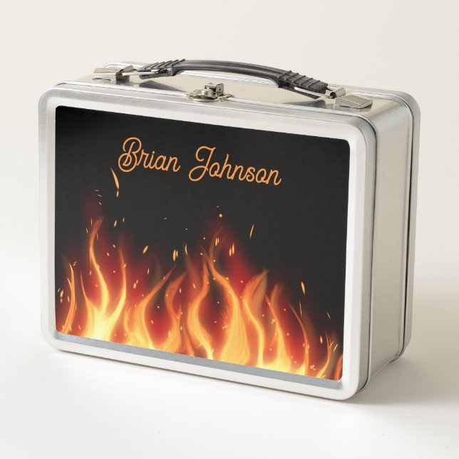 Lunch Box Flammes Brillantes (Devant)