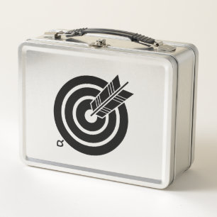 Lunch Box Flèche sur une cible ronde Boîtes de déjeuner