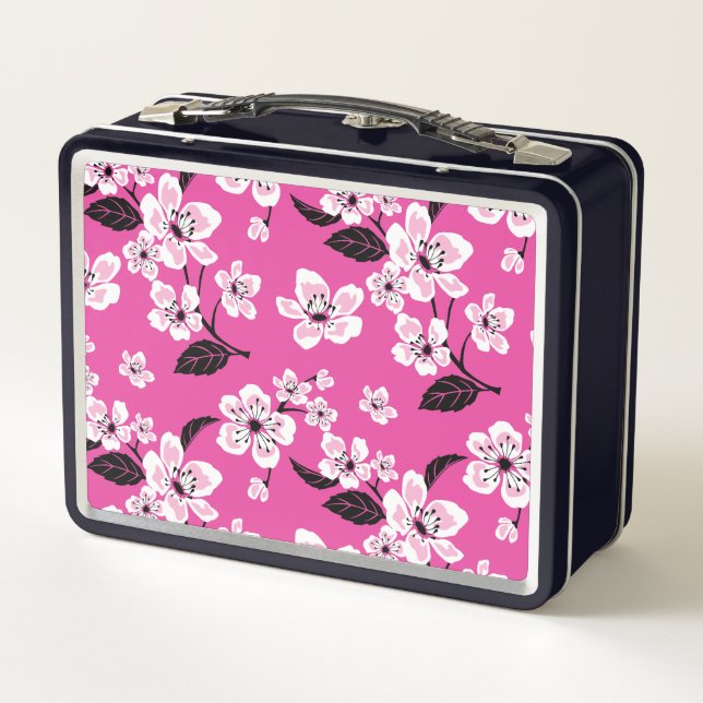 LUNCH BOX FLEUR DE CERISIER - SAKURA (ROSE) (Dos)