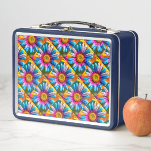 Lunch Box Fleurs colorées mignonnes Motif